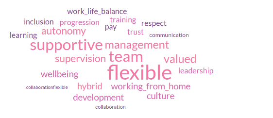 1 to 3 things that your employer does well that encourage occupational therapists to stay at your current workplace