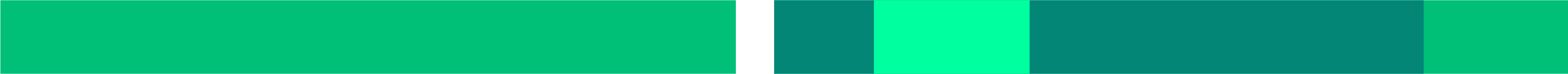 Decorative green banner