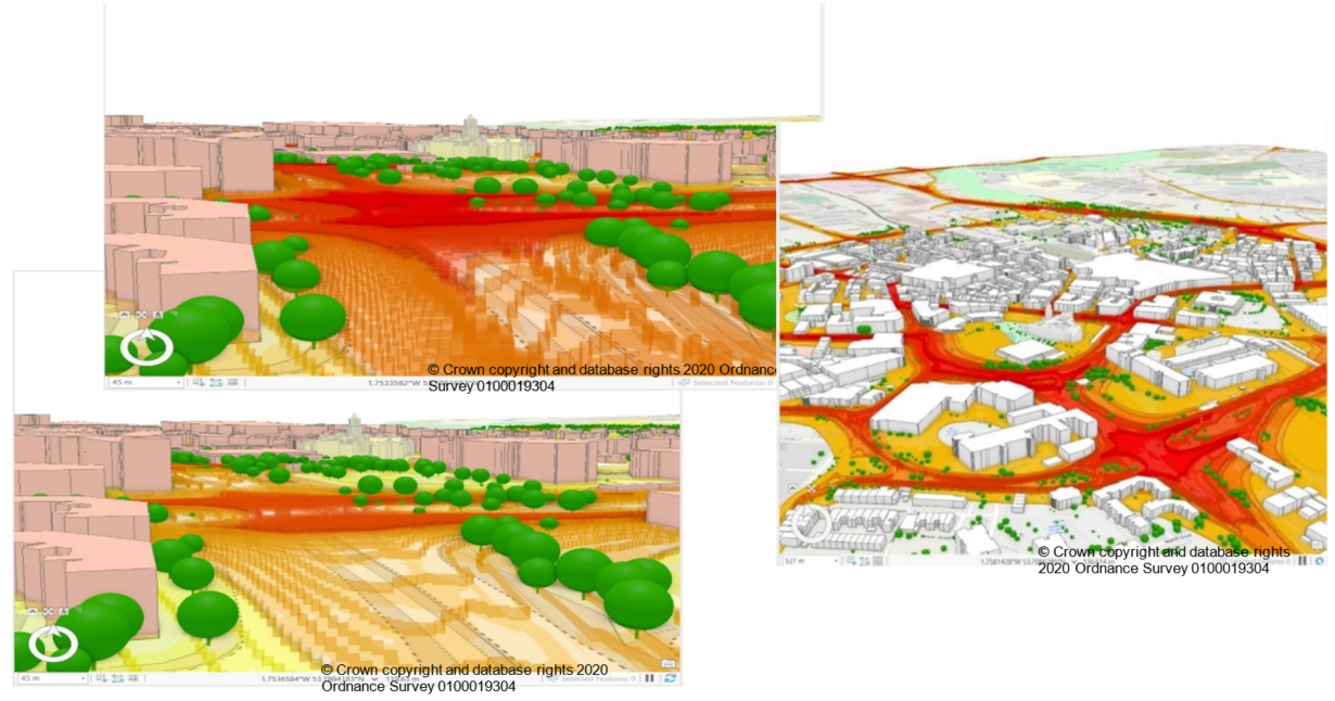 Use of extant LOD1.0 model for air quality modelling 