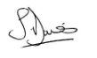 Councillor Shaun Davies signature