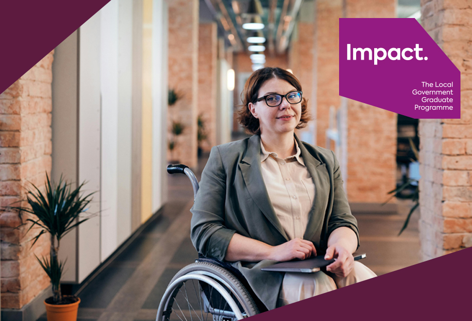 women in a wheelchair looking to the camera