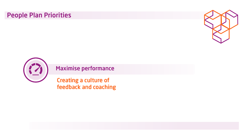 LGA People Plan: Maximise performance (creating a culture of feedback and coaching) 