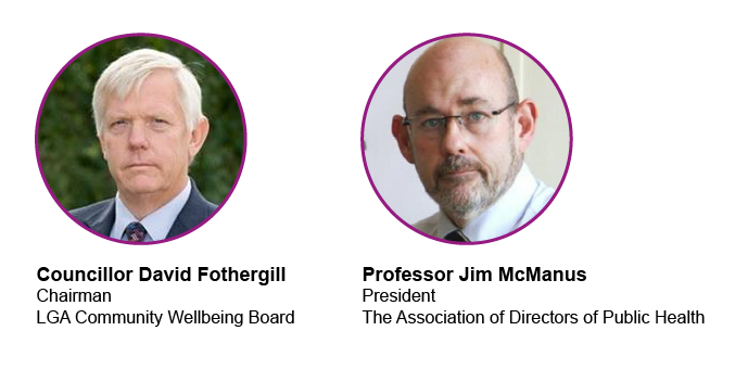 Cllr David Fothergill and Jim McManus portraits