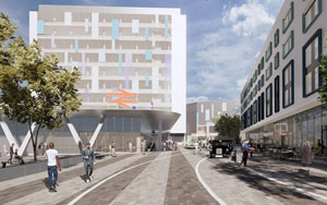 Figure 1 - Design for the regeneration of Plymouth Railway Station