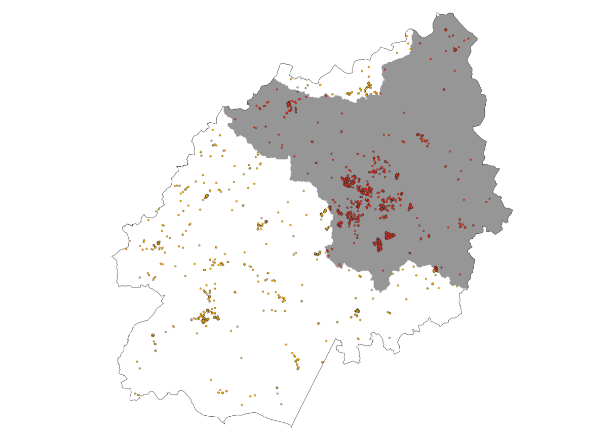 Patterns in new housing supply across Ashford district