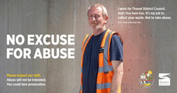 Thanet council - no excuse for abuse campaign image