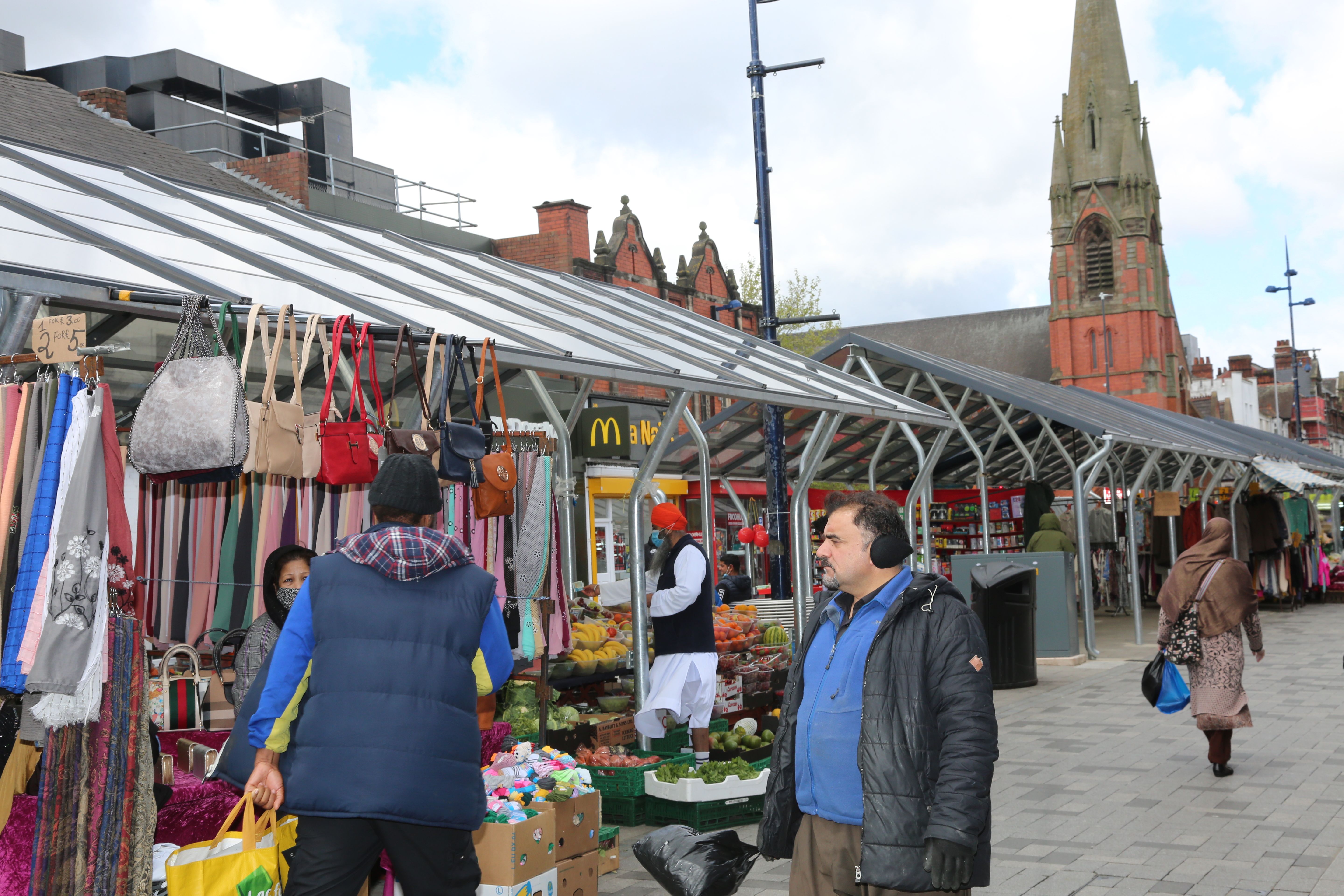 West Bromwich Outdoor Market in Sandwell