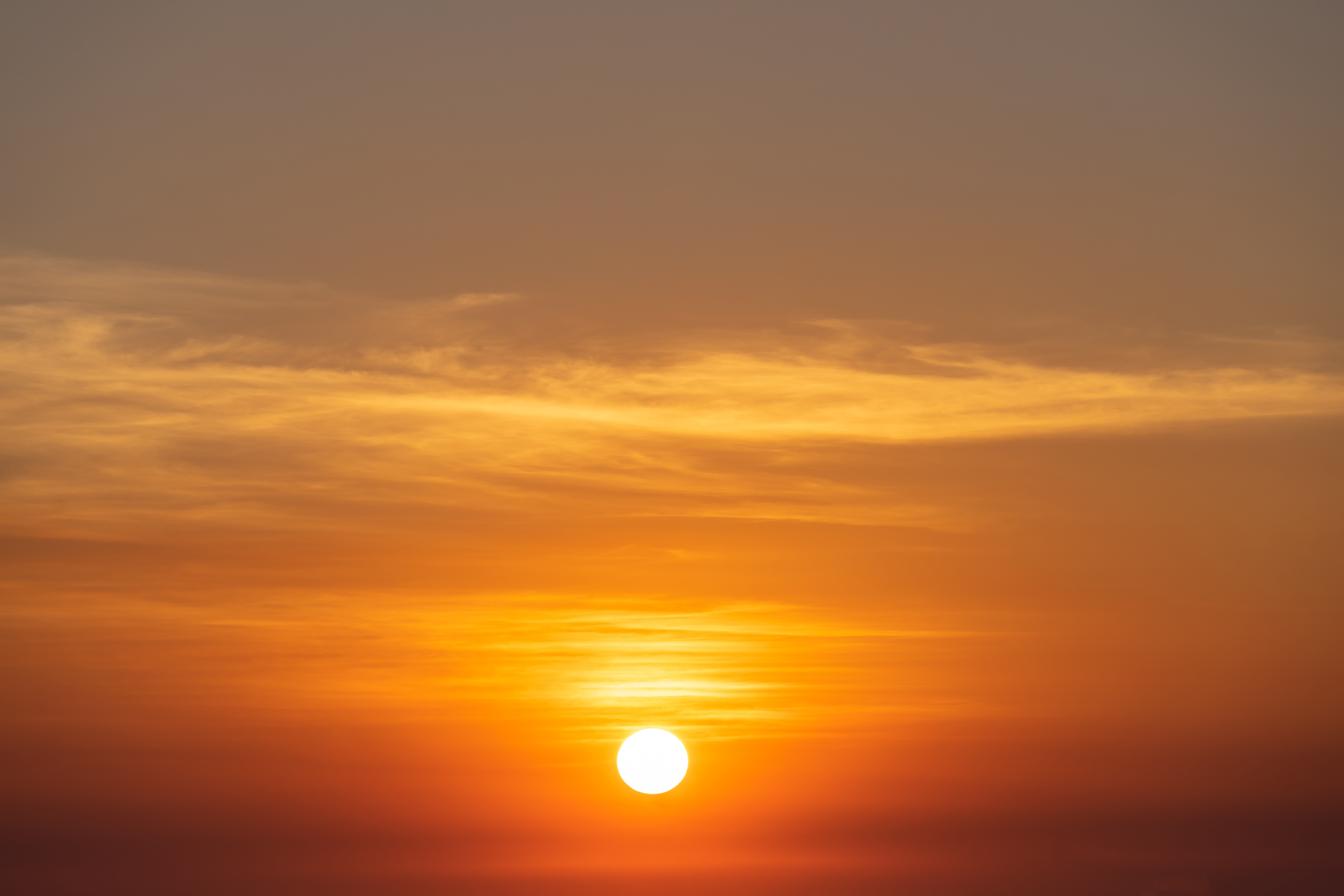 Beautiful sky sunset , sun and clouds landscape in a natural background
