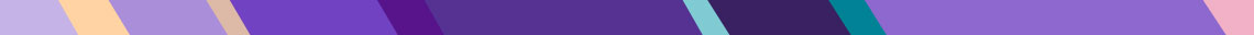 Multi coloured horizontal banner