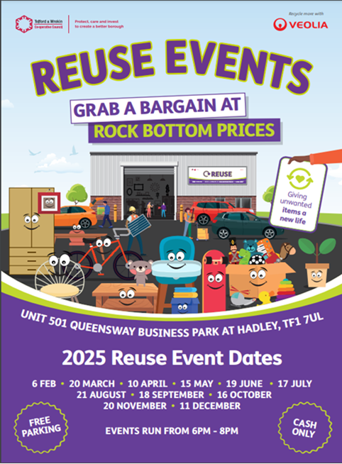Reuse event flyer