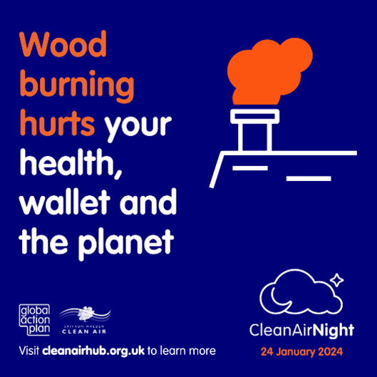 Wood burning hurts your health, wallet and the planet.