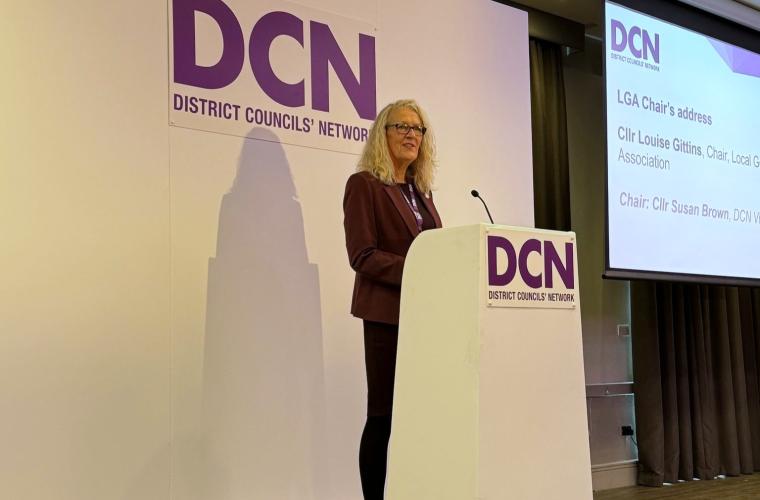 Cllr Louise Gittins at DCN Annual Conference 2025