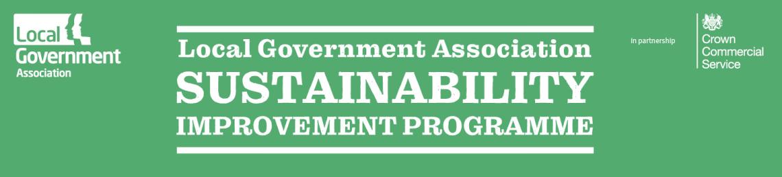 Sustainability improvement banner