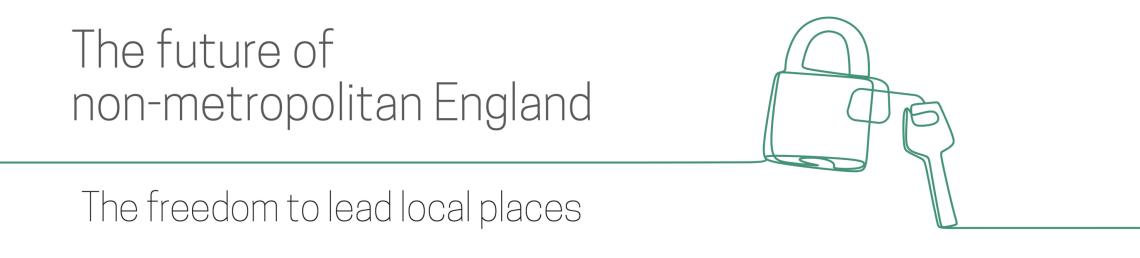 future of non metropolitan England banner