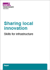 Sharing local innovation: Skills for infrastructure in teal text on a white page