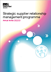 Strategic supplier relationship management programme: Annual review 2022/23 with LGA logo