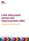 LGA Refocused Sector-Led Improvement Offer: Highlights and Summary (March-September 2020) COVER image