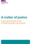 A matter of jusctice cover
