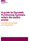 A guide to Dynamic Purchasing Systems within the public sector: Is it right for you and your suppliers? COVER