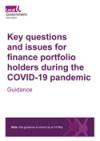 Key questions and issues for finance portfolio holders during the COVID-19 pandemic COVER
