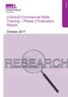 Evaluation of sector-led improvement: commercial skills training phase 2 cover