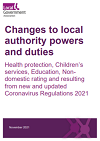 Covid 2021 regs publication cover