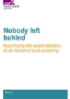 Nobody left behind: maximising the health benefits of an inclusive local economy COVER