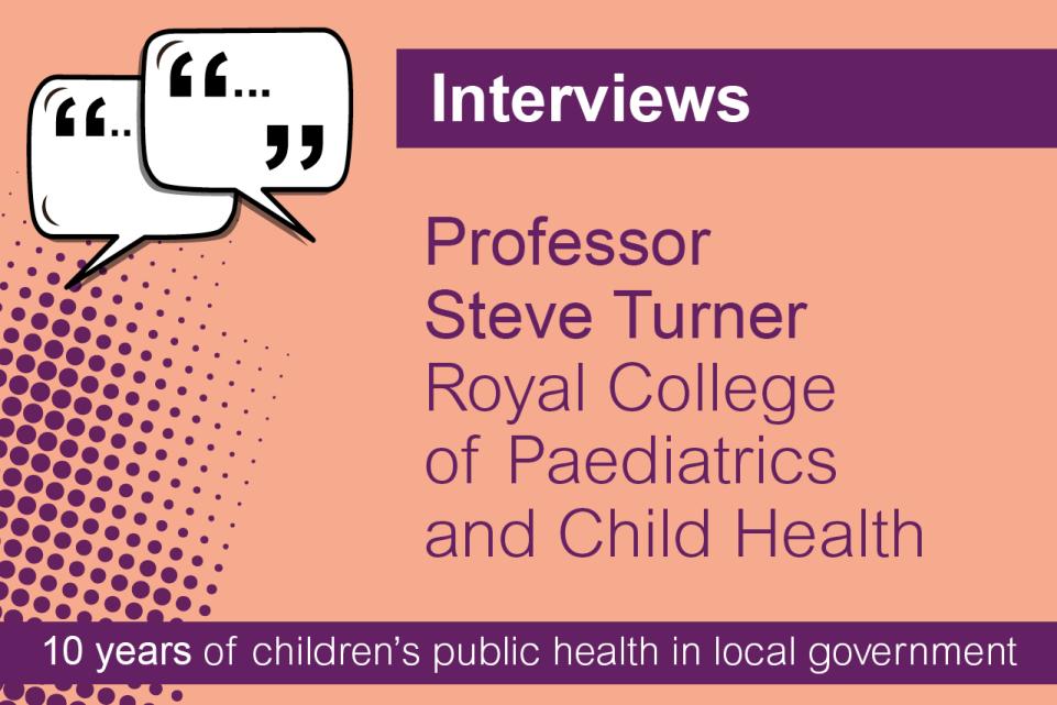 Interviews: Professor Stephen Turner Royal College of Paediatrics and Child Health