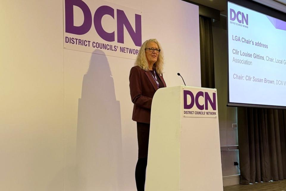 Cllr Louise Gittins at DCN Annual Conference 2025