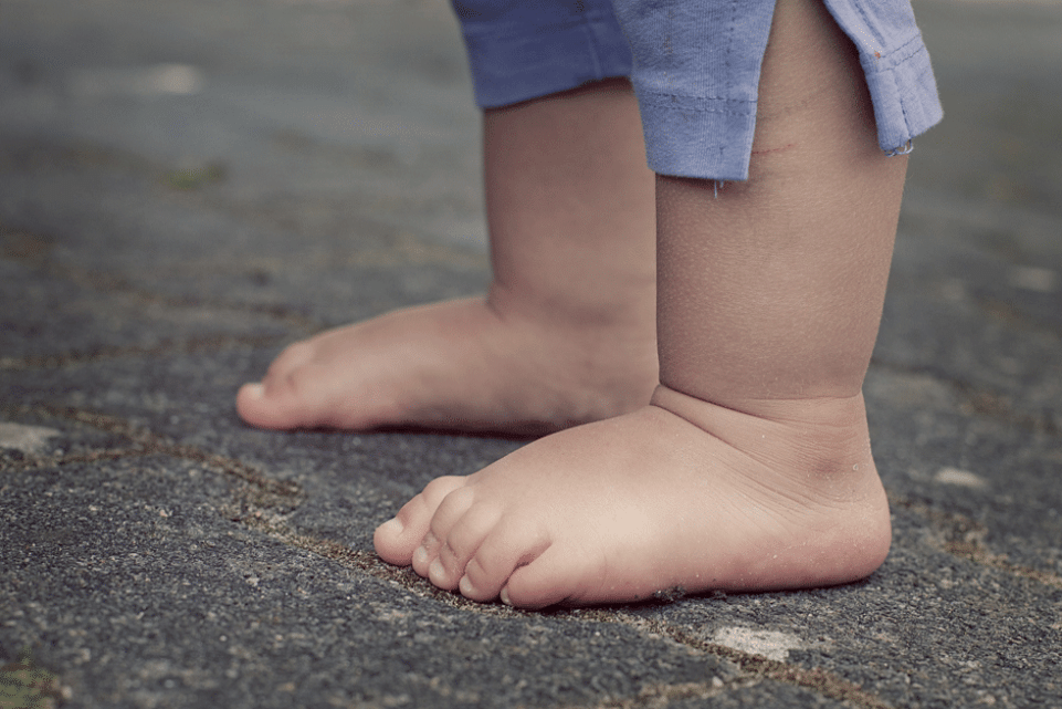 Toddler feet