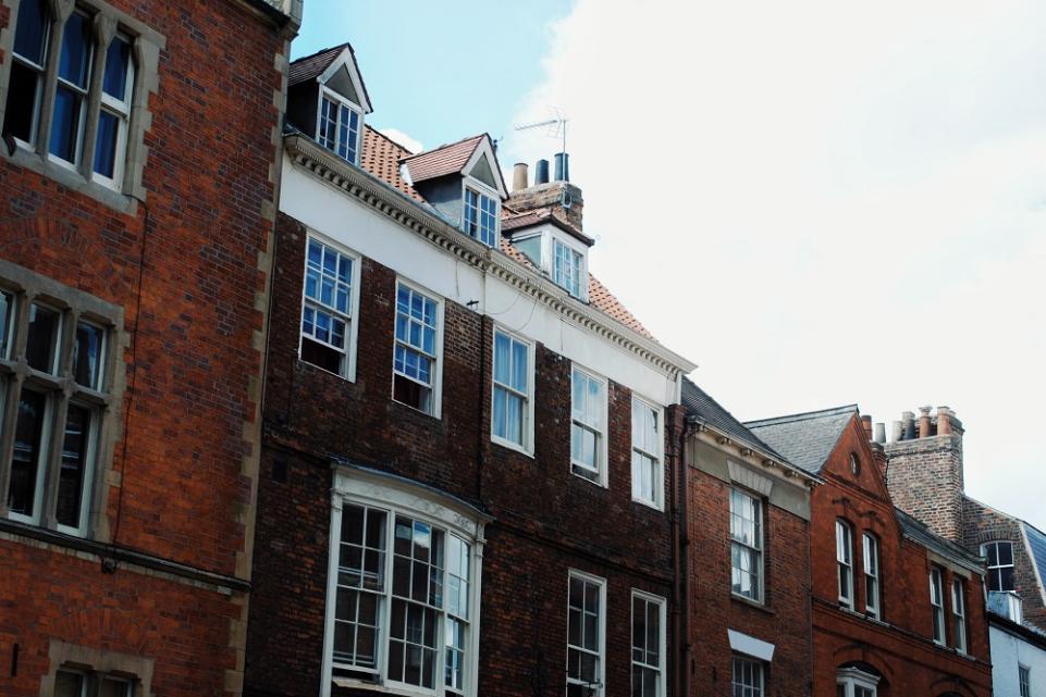 A redbrick townhouse 